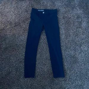 Dark blue tight jeans